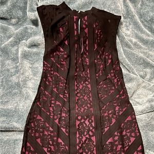 Cute black and pink cocktail dress
